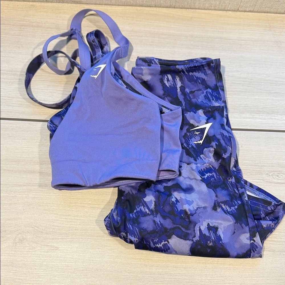 Gymshark Purple Activewear Set